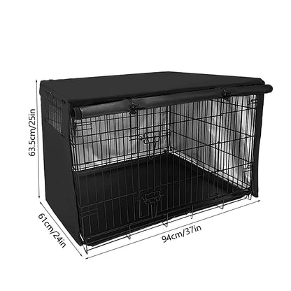 Black wire crate cover dimensions: 94 x 61 x 63.5cm